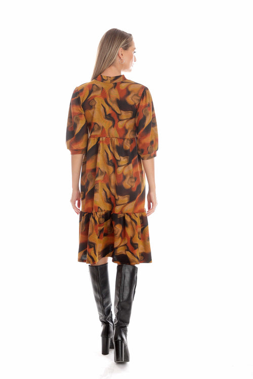 Rochie doua volane Irina Natalee