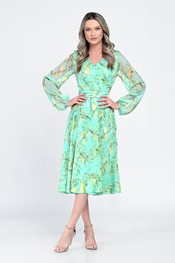 Rochie eleganta turqoise Miranda Natalee