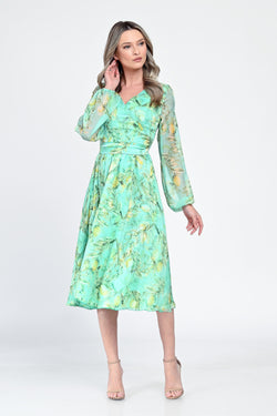 Rochie eleganta turqoise Miranda Natalee