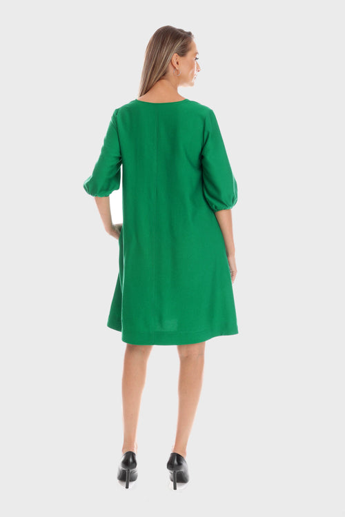 Rochie Eranthe A-line verde Eranthe