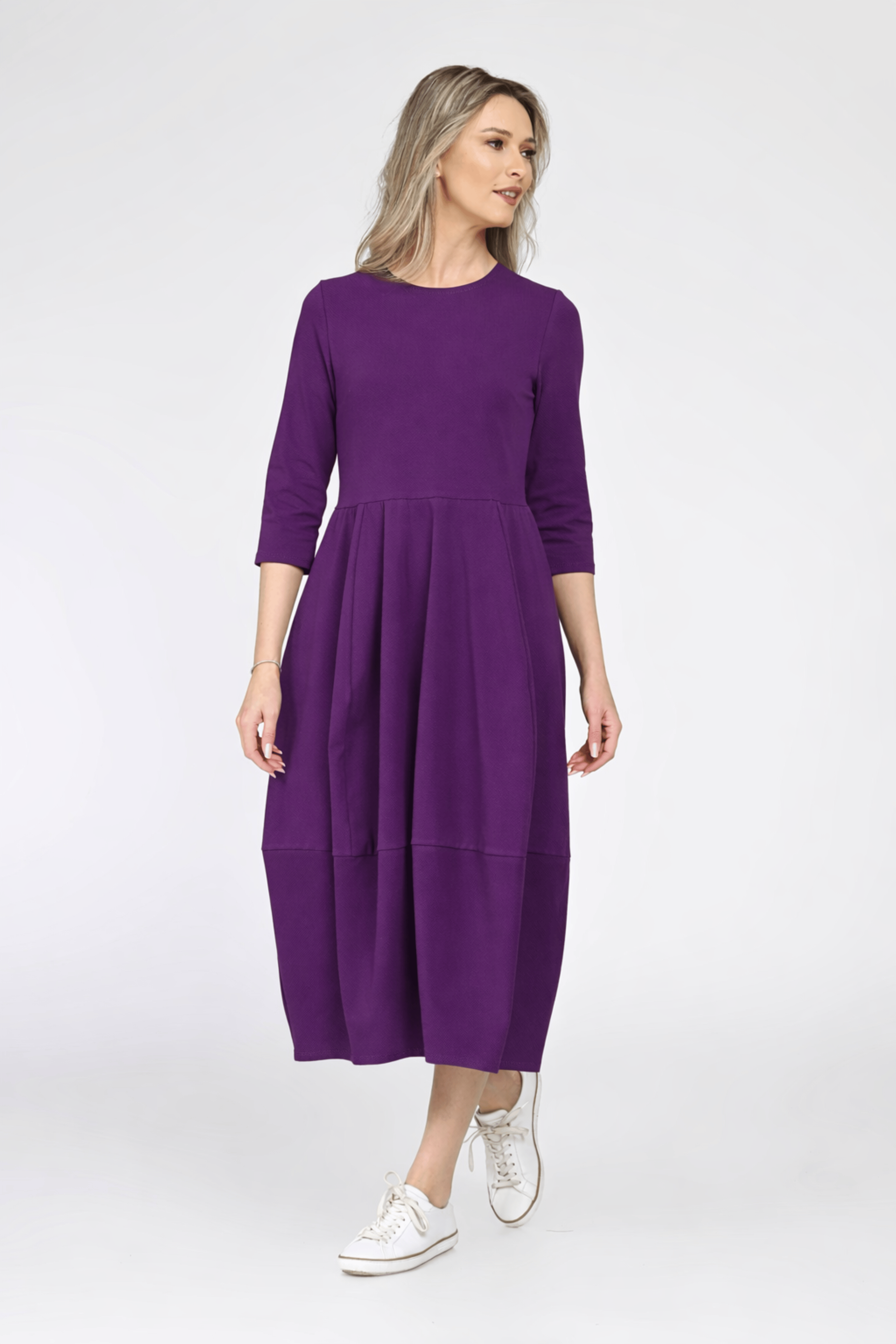 Rochie Eranthe tip lalea mov – Natalee