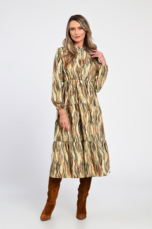 Rochie midi boho Elora Natalee Fashion