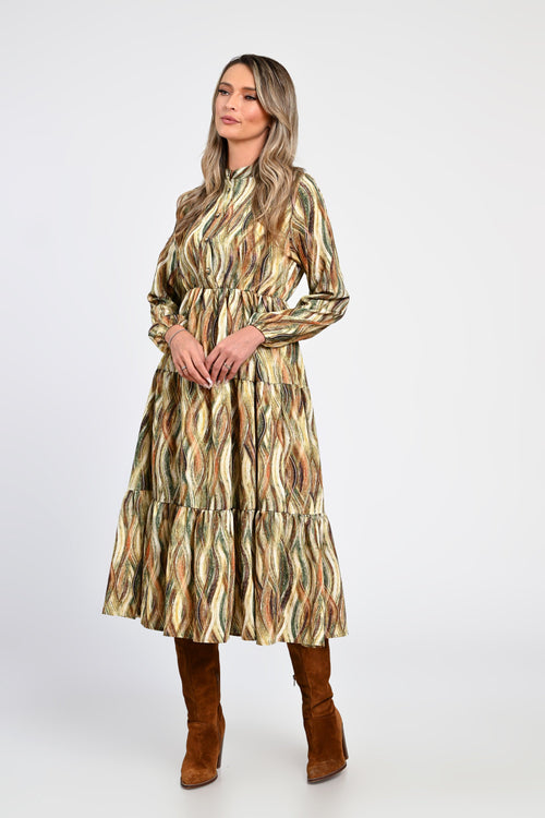 Rochie midi boho Elora Natalee Fashion