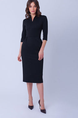 Rochie neagra casual Camelia Natalee Fashion