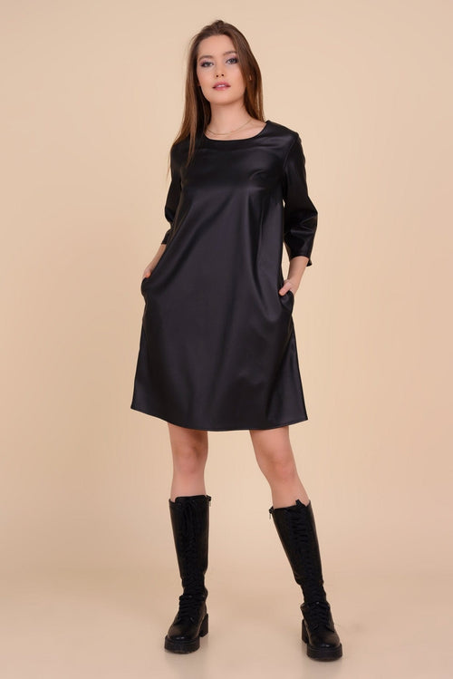 Rochie piele ecologica Doina Natalee Fashion