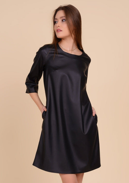 Rochie piele ecologica Doina Natalee Fashion