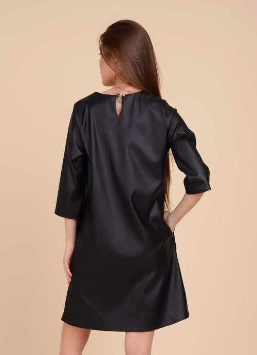 Rochie piele ecologica Doina Natalee Fashion