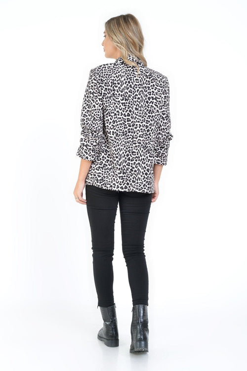 Sacou dama animal print casual Aurelia Natalee Fashion