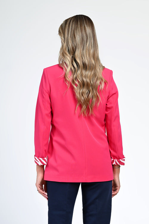 Sacou damă  elegant fucsia Bianca Natalee Fashion