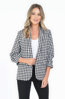 Sacou dama picior de cocos casual Audrey Natalee Fashion