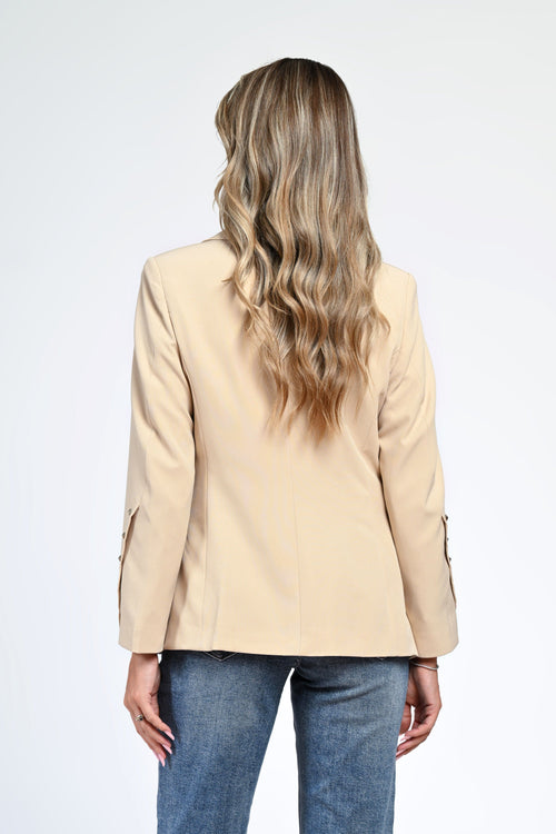 Sacou elegant bej Mona Natalee