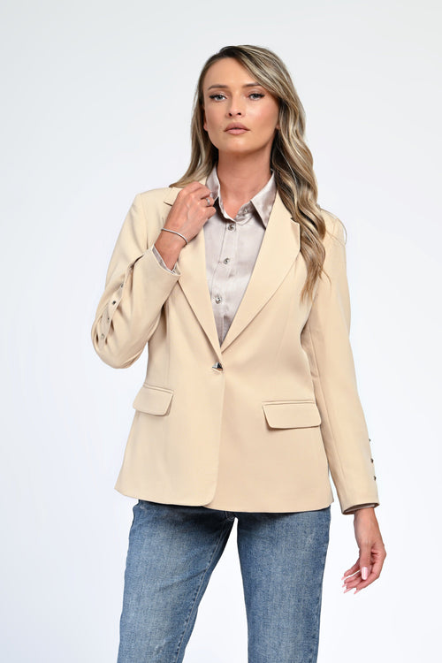 Sacou elegant bej Mona Natalee