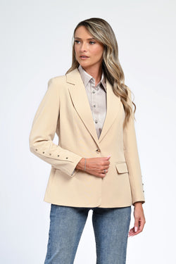 Sacou elegant bej Mona Natalee