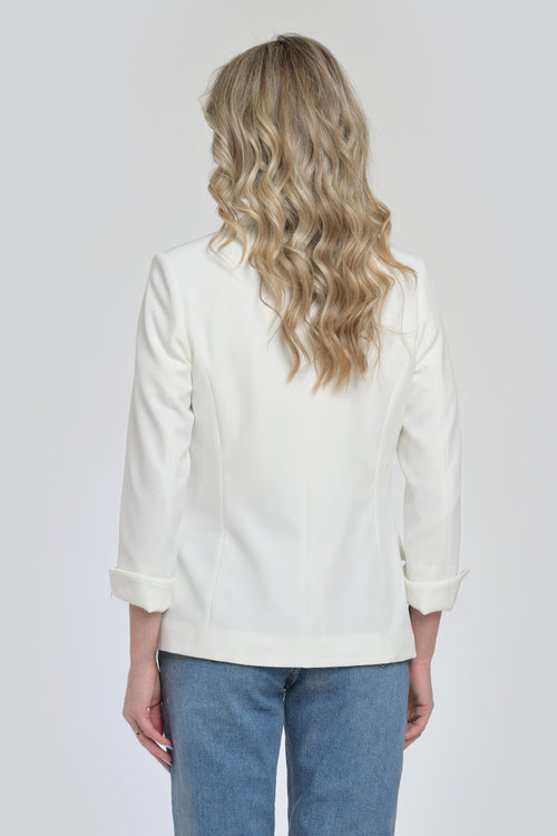 Scaou dama elegant alb Ancuta Natalee Fashion