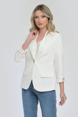 Scaou dama elegant alb Ancuta Natalee Fashion