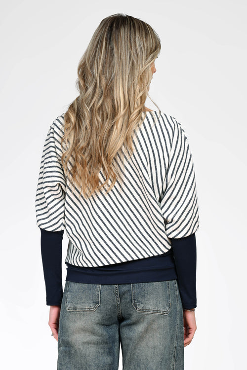 Bluză cu dungi dama Marina Natalee Fashion