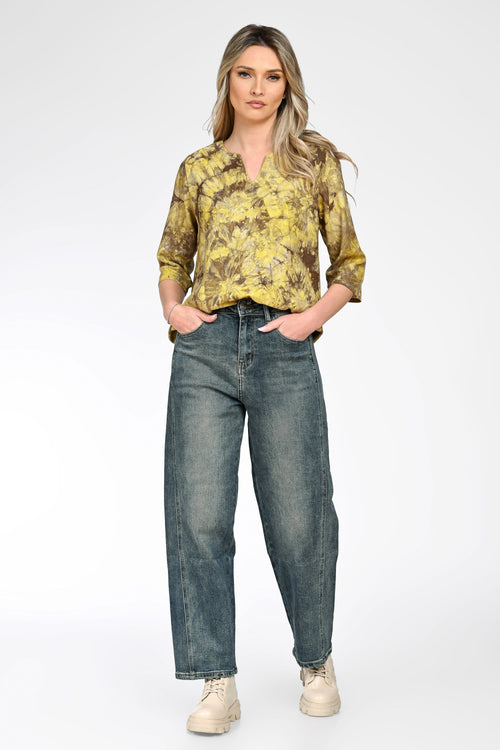 Bluză cu imprimeu abstract dama Camelia Natalee Fashion