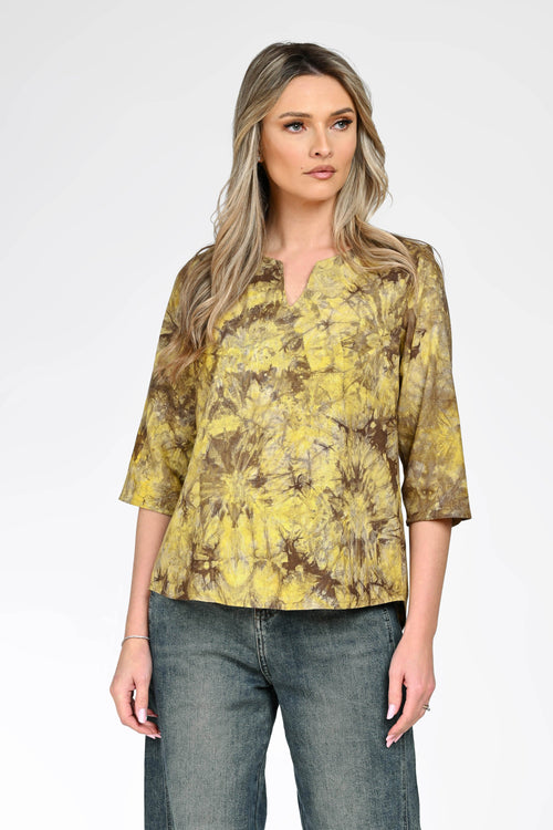 Bluză cu imprimeu abstract dama Camelia Natalee Fashion