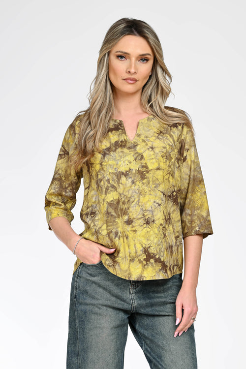 Bluză cu imprimeu abstract dama Camelia Natalee Fashion