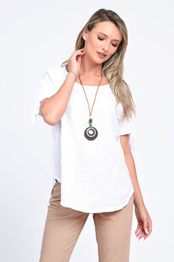Bluza dama alba de vara Crina Natalee
