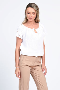 Bluza dama alba Sidonia Natalee
