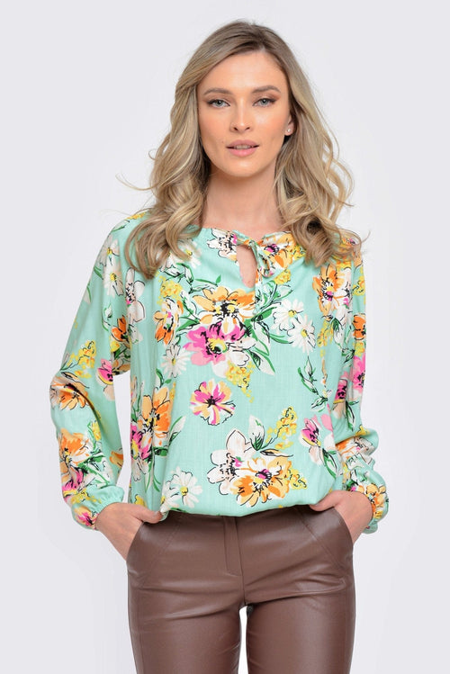 Natalee Fashion Bluză Bluza dama casual tip ie multicolor Lian