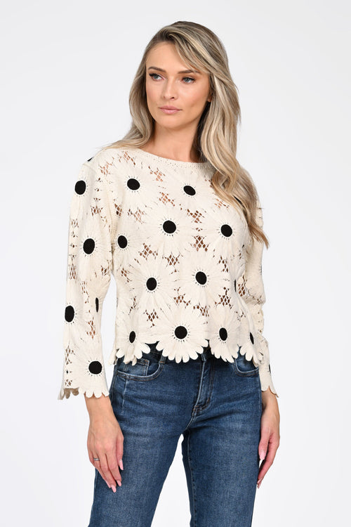 Bluza dama crem Adelina Natalee Fashion