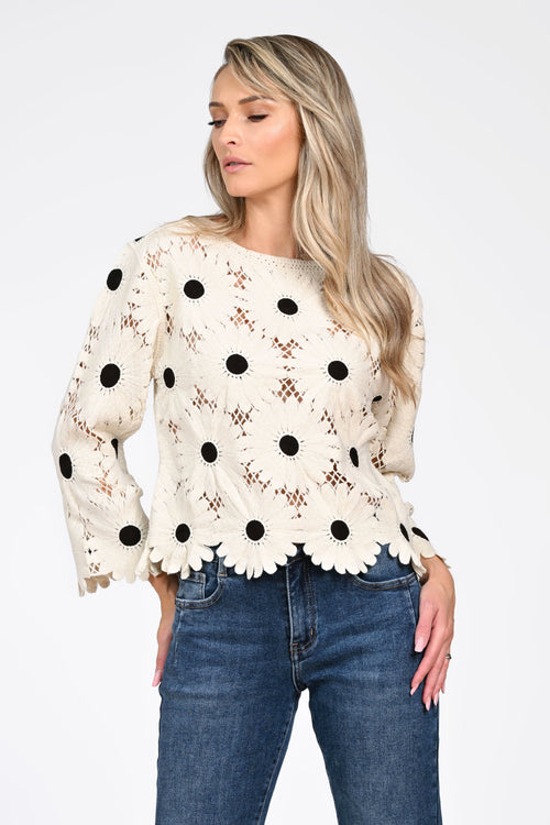 Bluza dama crem Adelina Natalee Fashion