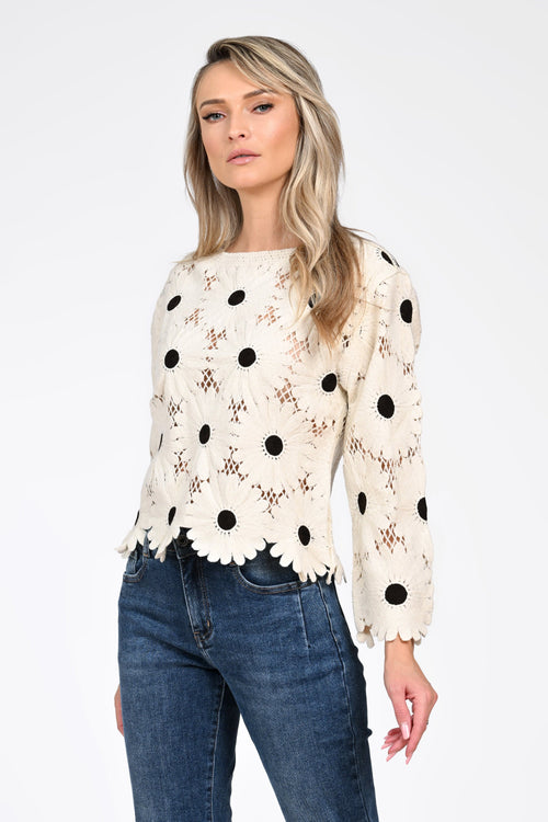 Bluza dama crem Adelina Natalee Fashion