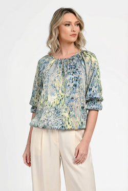 Bluză damă cu imprimeu abstract Raluca Natalee Fashion