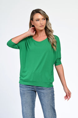Bluză damă cu mânecă 3/4 – Serena Natalee Fashion