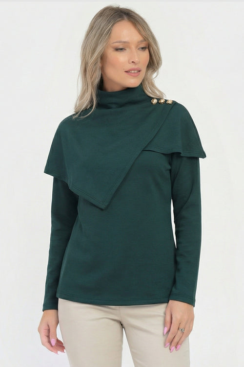 Bluză damă Teodora cu design petrecut Natalee Fashion