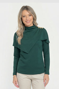 Bluză damă Teodora cu design petrecut Natalee Fashion