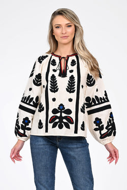 Bluza dama tip ie brodata Antonia Natalee