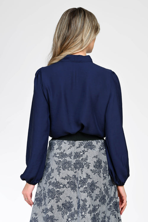 Bluză elegantă bleumarin dama Sophia Natalee