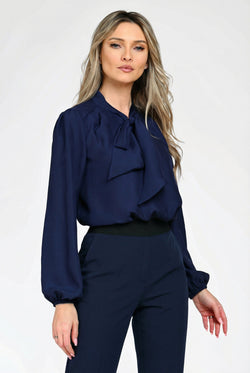 Bluză elegantă bleumarin dama Sophia Natalee