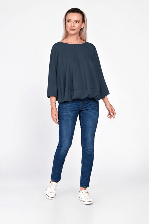 Bluza Eranthe baloon style gri petrol Eranthe