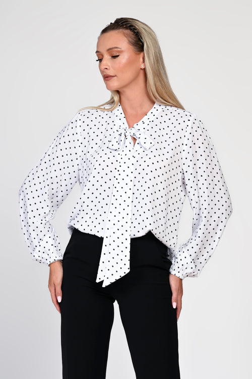 Bluza Eranthe cu buline Eranthe