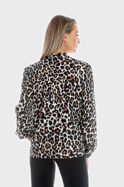 Bluza Eranthe cu imprimeu leopard Eranthe