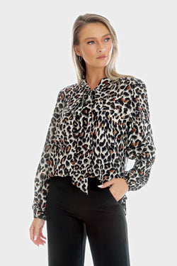 Bluza Eranthe cu imprimeu leopard Eranthe