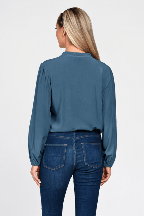 Bluza Eranthe eleganta gri petrol Eranthe