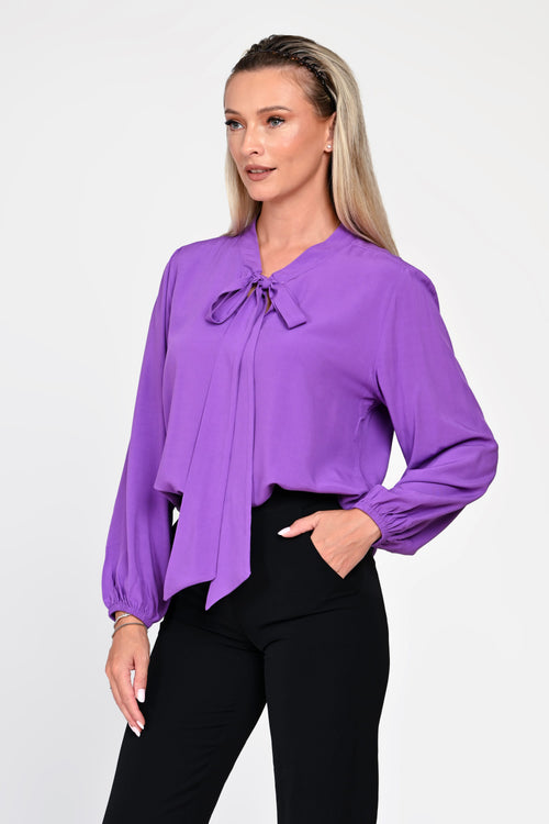 Bluza Eranthe eleganta mov Eranthe