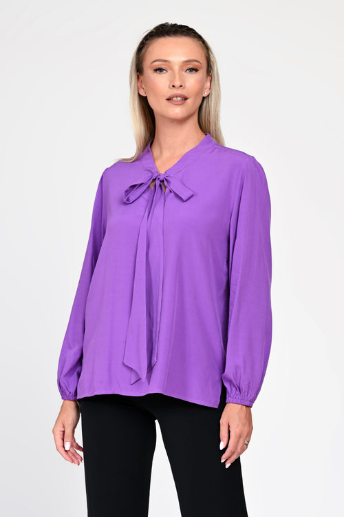 Bluza Eranthe eleganta mov Eranthe