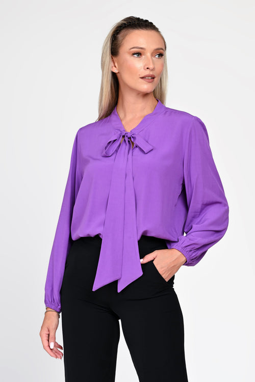 Bluza Eranthe eleganta mov Eranthe