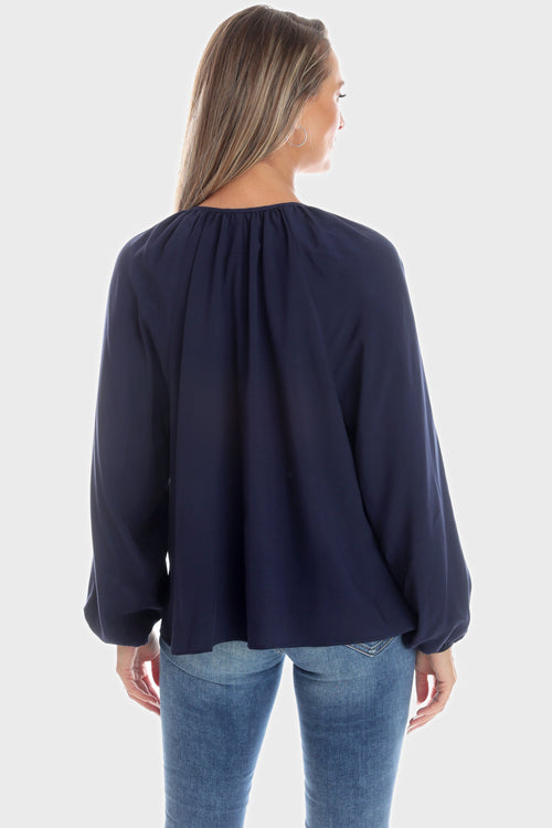 Bluza Eranthe stil ie bleumarin Eranthe