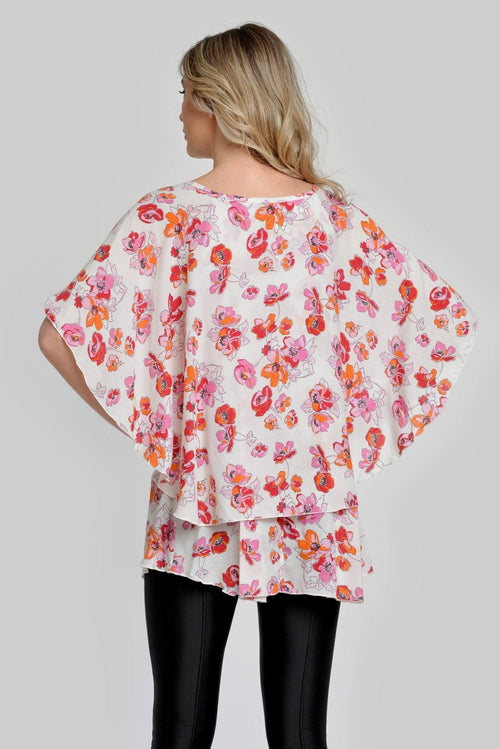 Natalee Fashion Bluză Bluza lejera de vara trandafir Berta