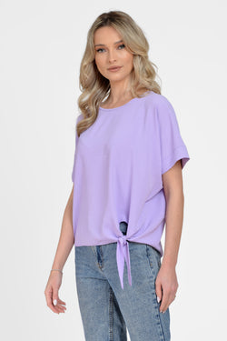Natalee Fashion Bluză Bluza lila casual lejera  Augusta