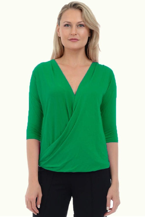 Natalee Fashion Bluză Bluza petrecuta verde casual Charlotte