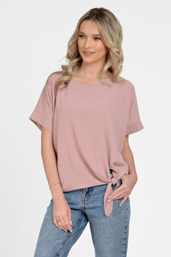 Natalee Fashion Bluză Bluza roze casual lejera Arden