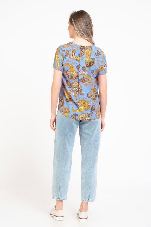 Natalee Fashion Bluză Bluza tip camasa cu fenta AMos